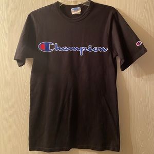 Black Champion Tee